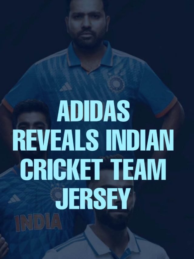 Adidas reveals new jersey for Indian Cricket Team.