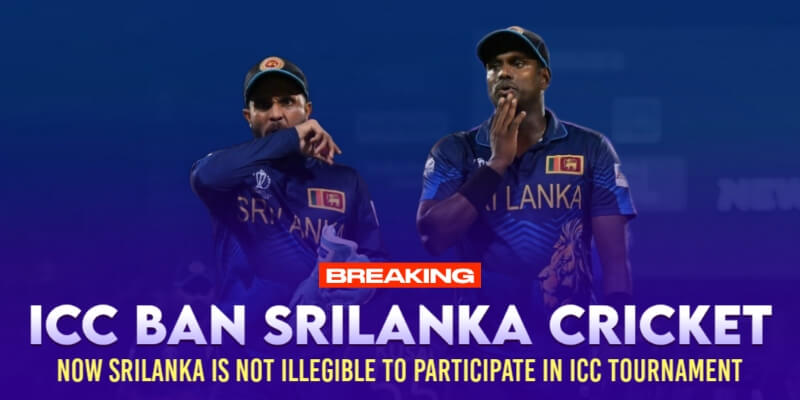 Sri Lanka Cricket Suspended by ICC Board