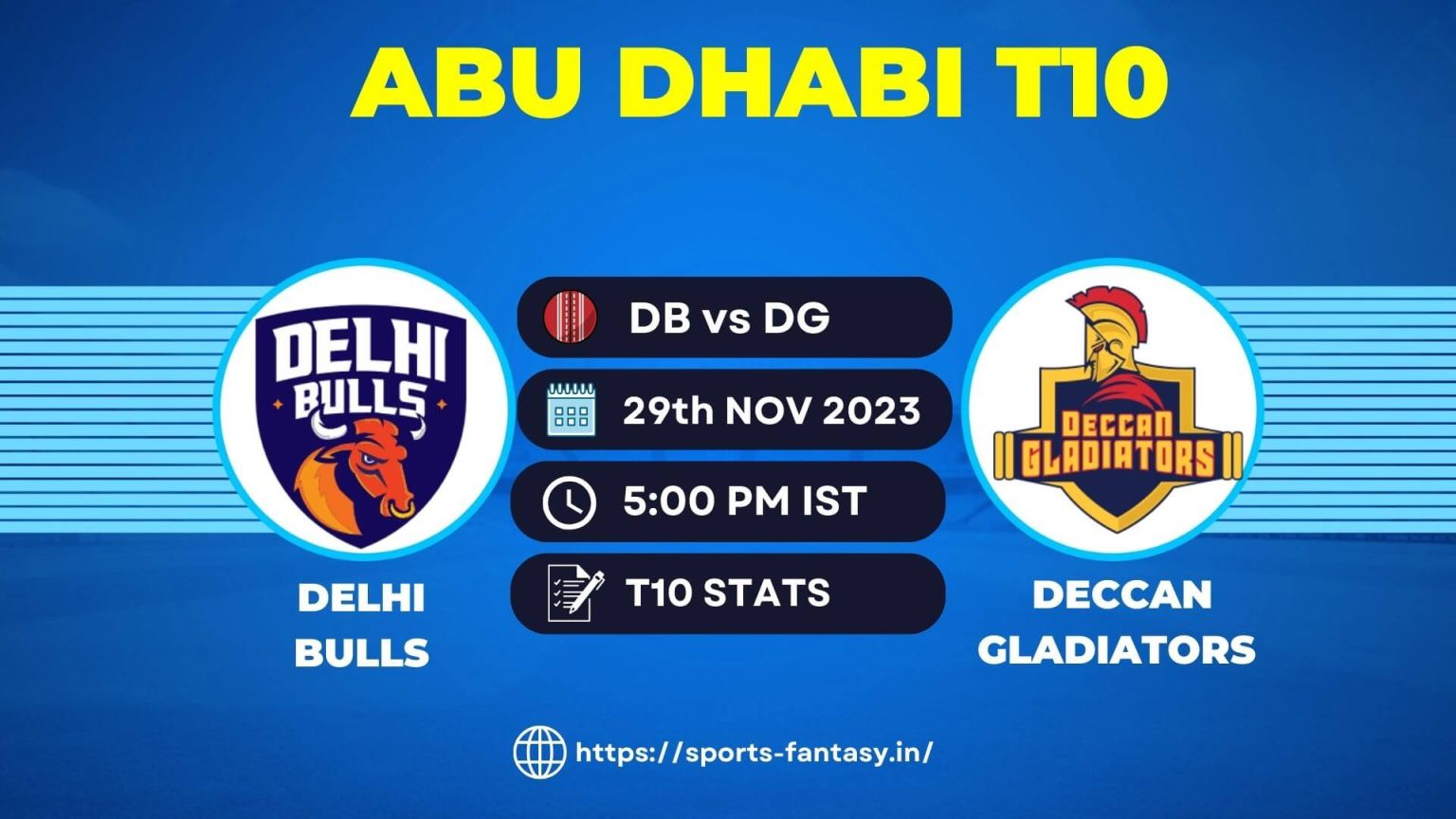 DB Vs DG Dream11 Prediction, Player Stats, Pitch Report & Team | Abu ...