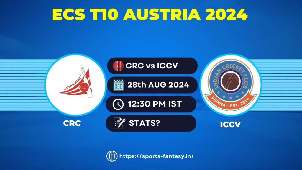 CRC vs ICCV Dream11 Prediction