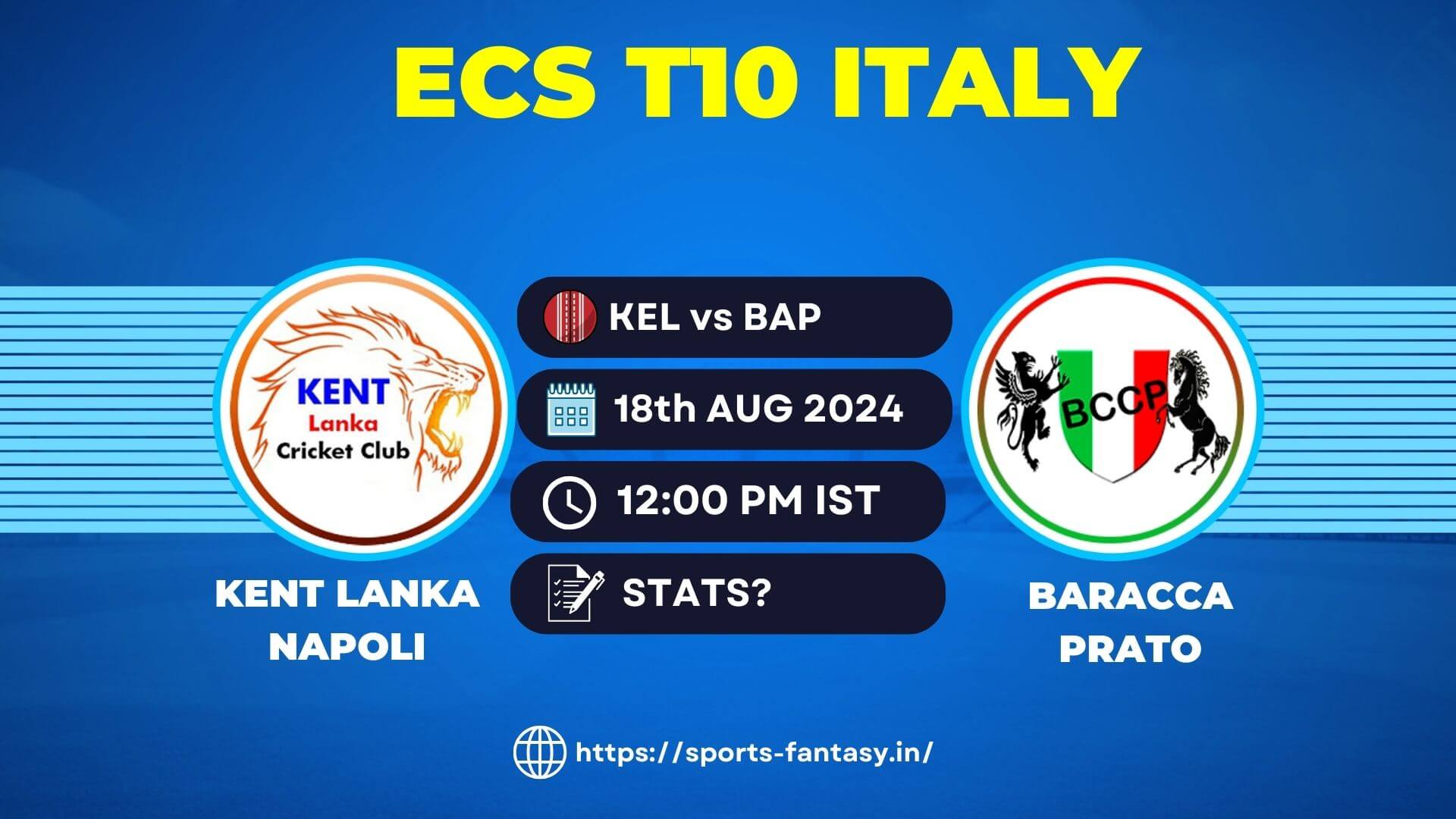 KEL vs BAP Dream11 Prediction