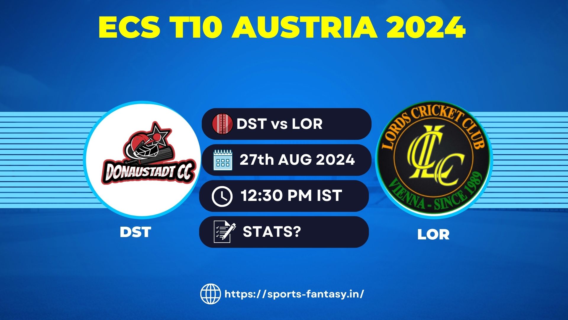 DST vs LOR Dream11 Prediction