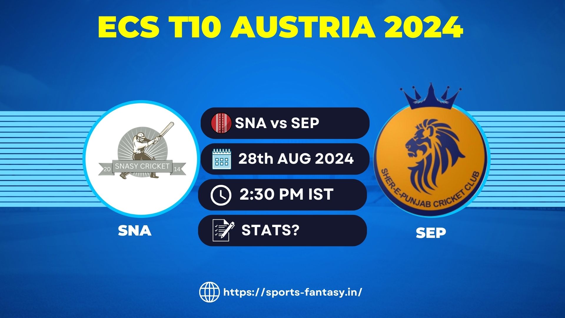 SNA vs SEP Dream11 Prediction