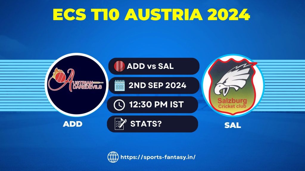 ADD vs SAL Dream11 Prediction