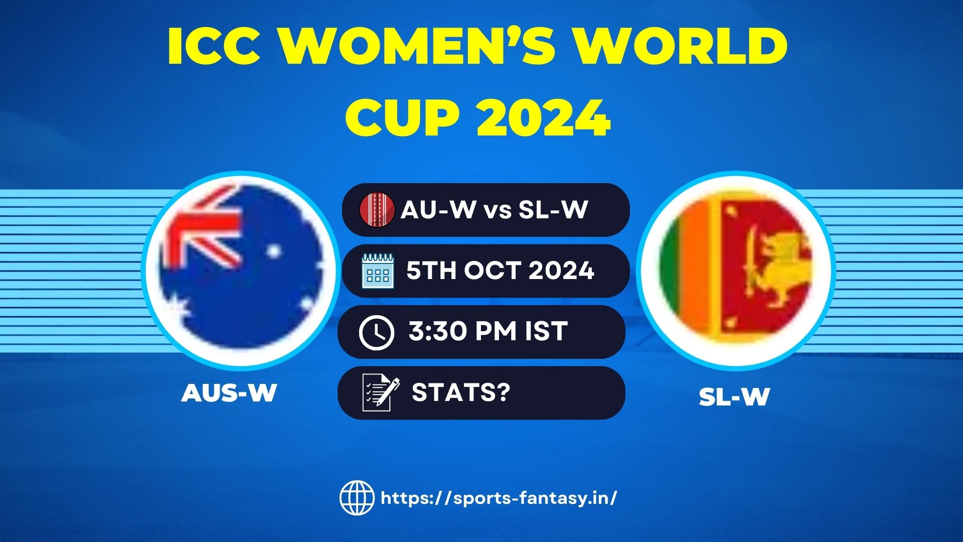 AU W vs SL W Dream11 Prediction