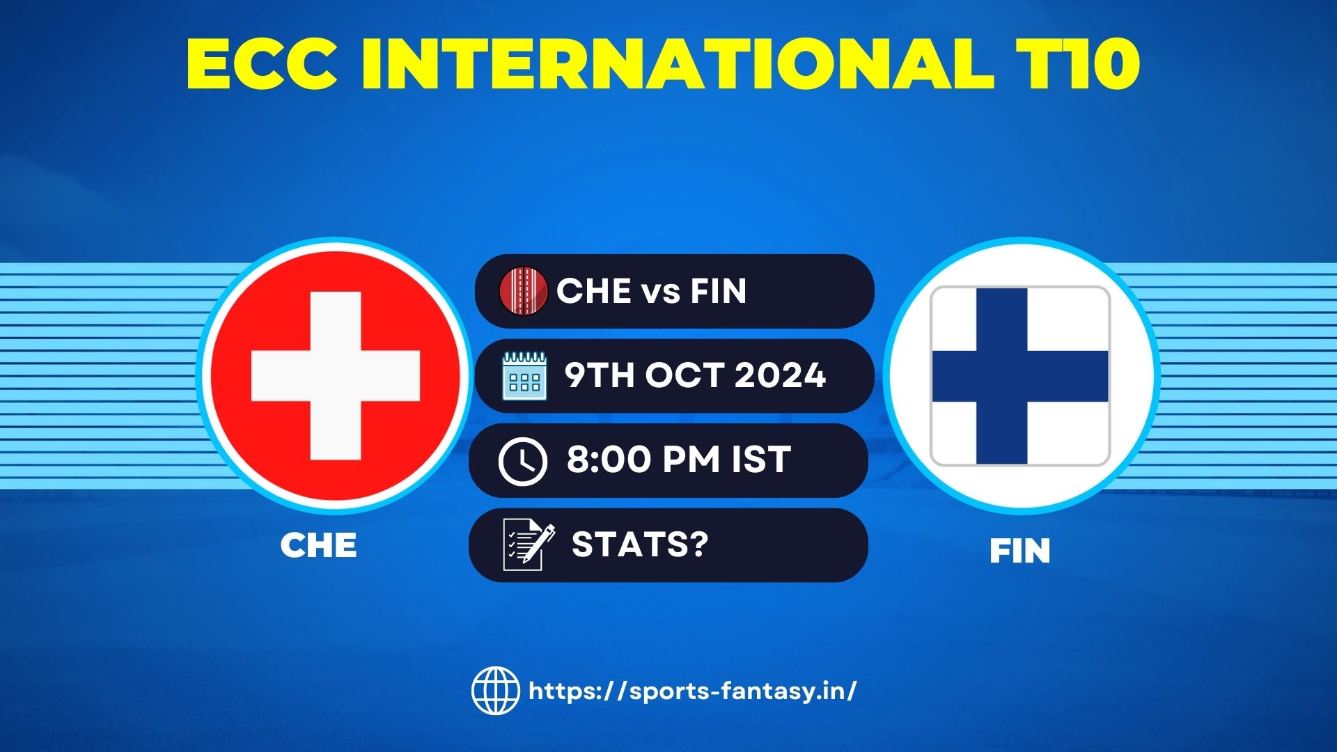 CHE vs FIN Dream11 Prediction