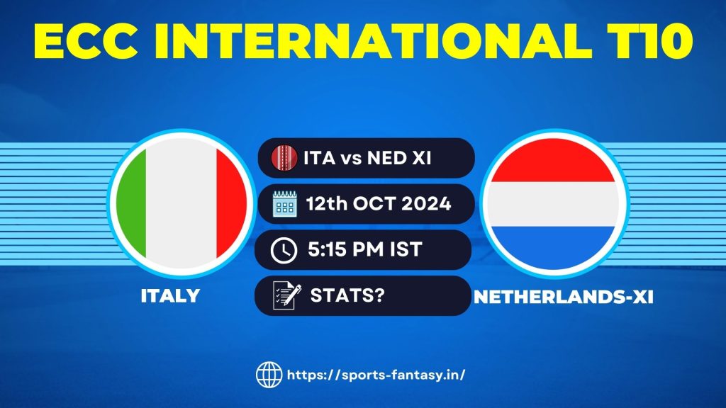 ITA vs NED XI Dream11 Prediction