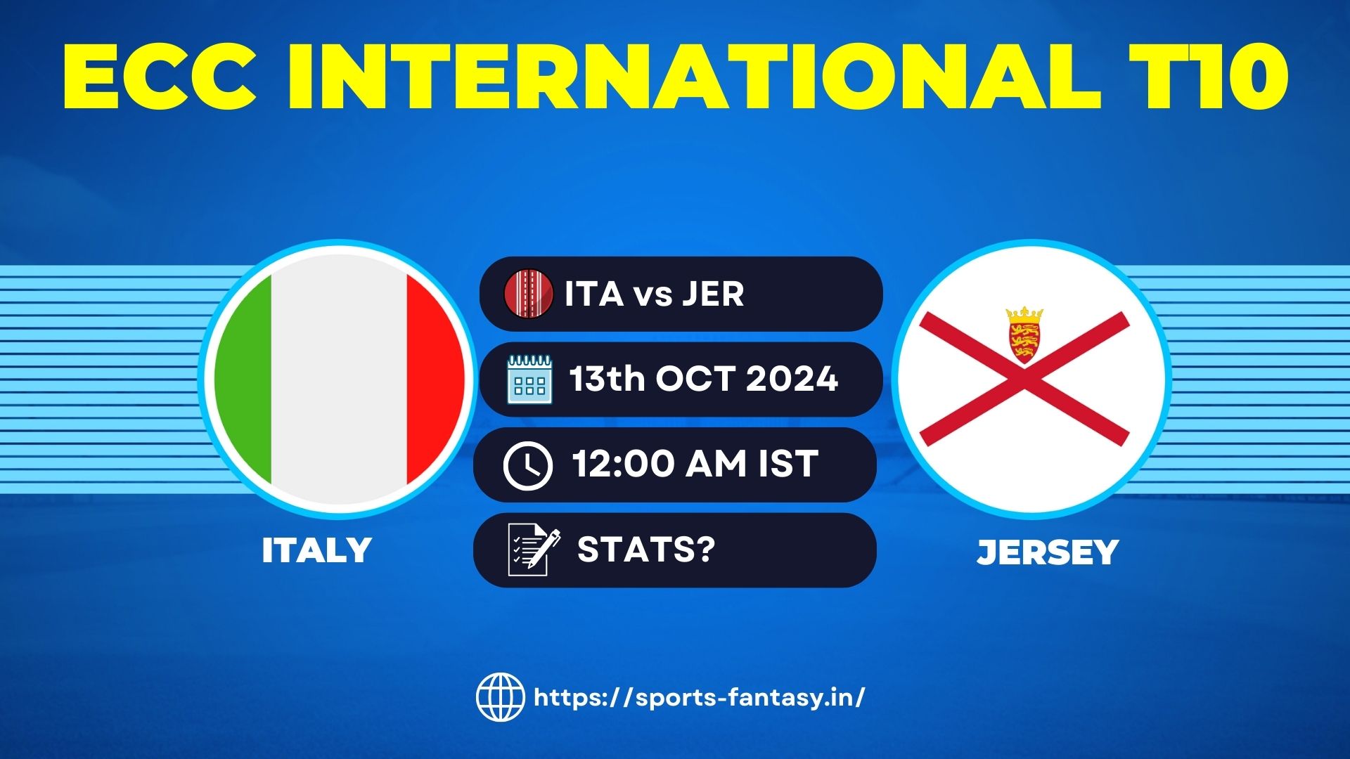 ITA vs JER Dream11 Prediction