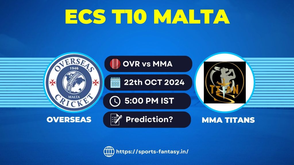 OVR vs MMA Dream11 Prediction