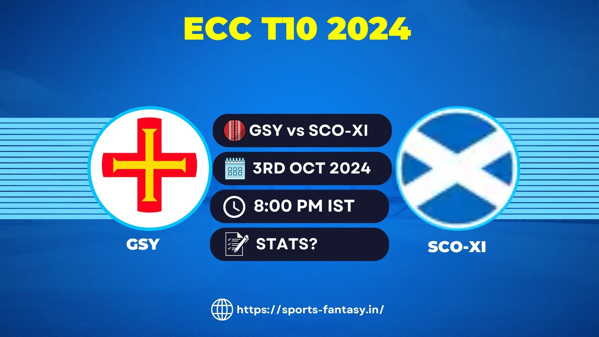 GSY vs SCO-XI Dream11 Prediction