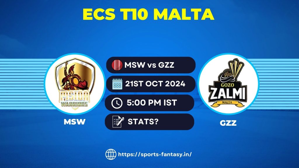 MSW vs GZZ Dream11 Prediction