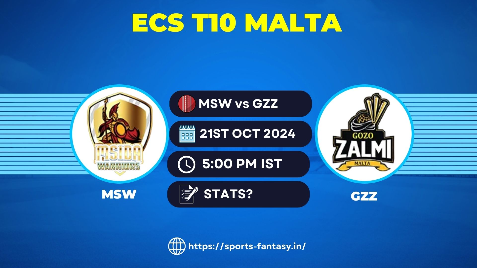 MSW vs GZZ Dream11 Prediction