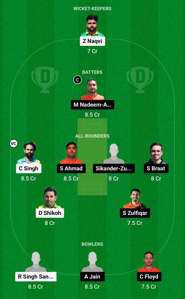 ITA vs NED XI Dream11 Team