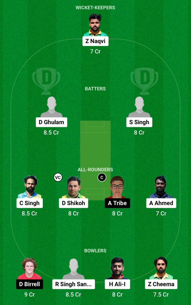 ITA vs JER Dream11 Team