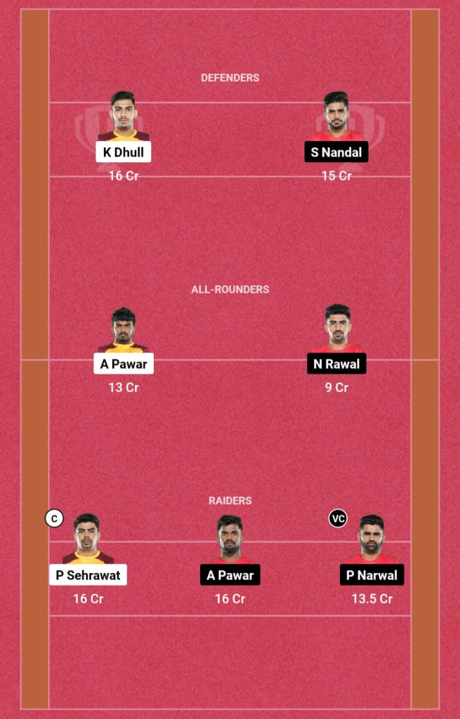 TEL vs BLR Kabaddi Dream11 Prediction