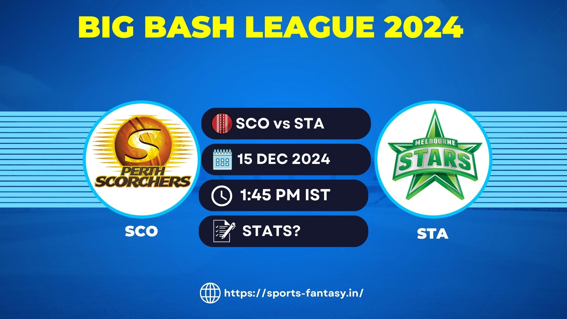 SCO vs STA Dream11 Prediction