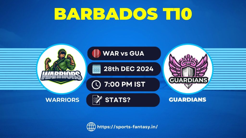 WAR vs GUA Dream11 Prediction