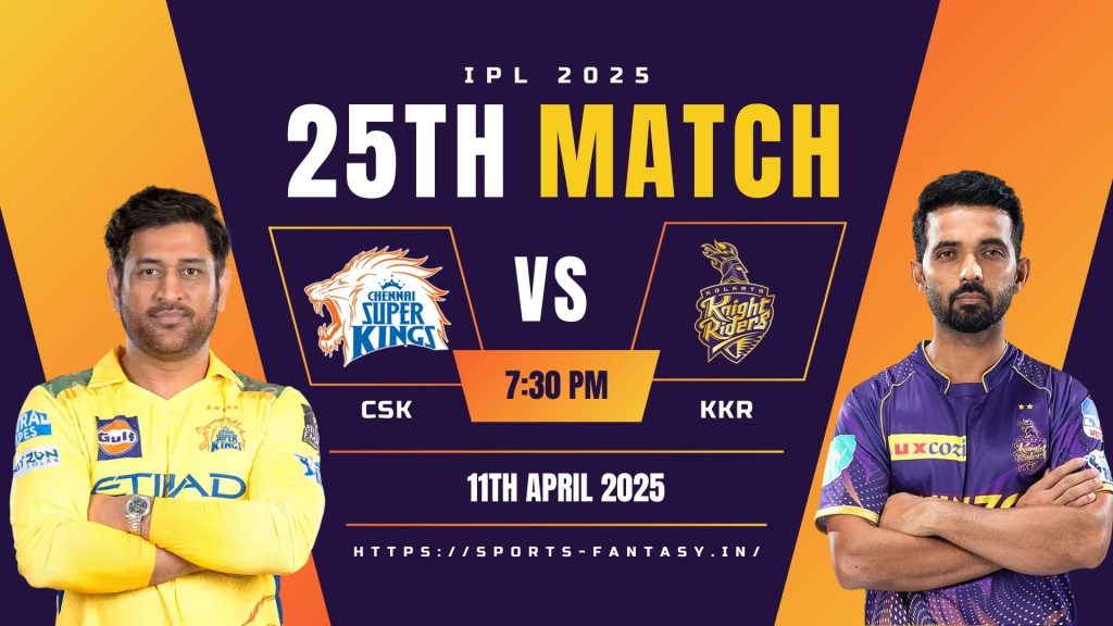 CSK vs KKR Dream11 Prediction