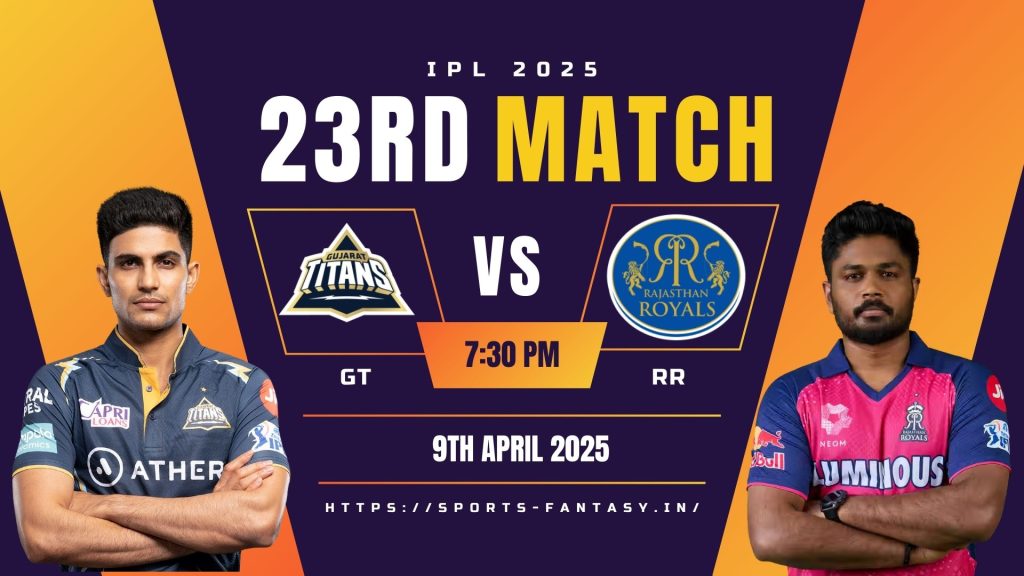 GT vs RR Dream11 Prediction
