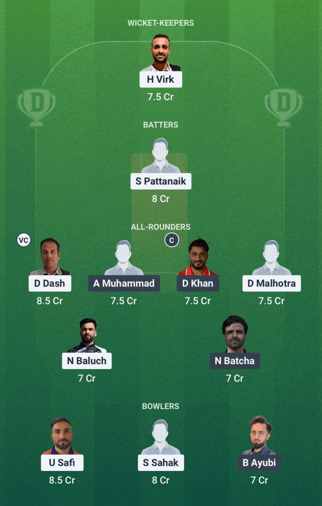 AKIF vs ARI Dream11 Team