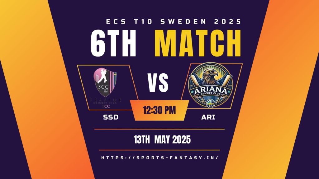 SSD vs ARI Dream11 Prediction